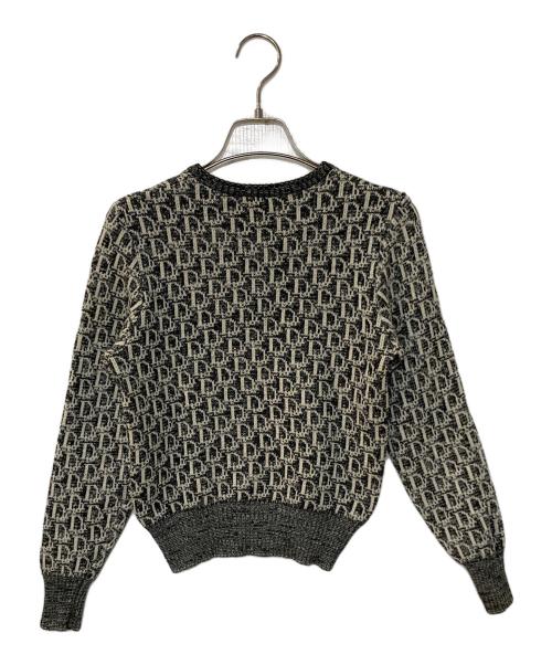 Christian Dior（クリスチャン ディオール）Christian Dior (クリスチャン ディオール) トロッターVネックニット グレー サイズ:Mの古着・服飾アイテム