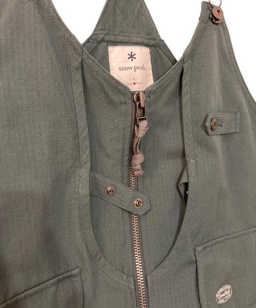 Snow peak（スノーピーク）snow peak (スノーピーク) TAKIBI Vest グリーン サイズ:Lの古着・服飾アイテム