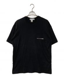 COMME des GARCONS SHIRT（コムデギャルソンシャツ）の古着「ロゴプリントTシャツ」｜ブラック