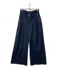 Y.O.N.（ワイオーエヌ）の古着「STANDARD WIDE TROUSERS」｜ネイビー