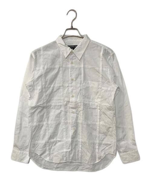 COMME des GARCONS HOMME DEUX（コムデギャルソン オム ドゥ）COMME des GARCONS HOMME DEUX (コムデギャルソン オム ドゥ) パッチワークシャツ ホワイト サイズ:Sの古着・服飾アイテム