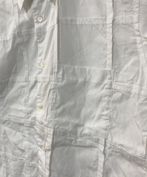 COMME des GARCONS HOMME DEUX（コムデギャルソン オム ドゥ）COMME des GARCONS HOMME DEUX (コムデギャルソン オム ドゥ) パッチワークシャツ ホワイト サイズ:Sの古着・服飾アイテム