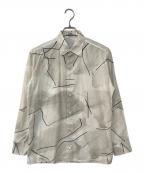 HERMESエルメス）の古着「コットン柄シャツ」｜ホワイト