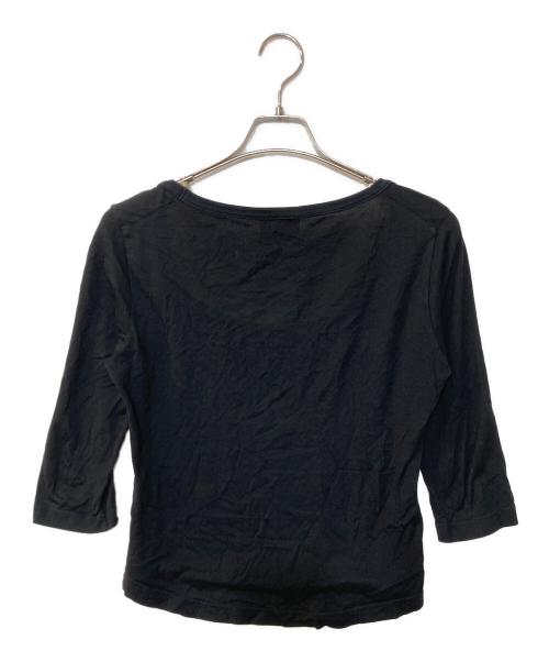 Vivienne Westwood RED LABEL（ヴィヴィアンウエストウッドレッドレーベル）Vivienne Westwood RED LABEL (ヴィヴィアンウエストウッドレッドレーベル) オーブ刺繍カットソー ブラック サイズ:2の古着・服飾アイテム