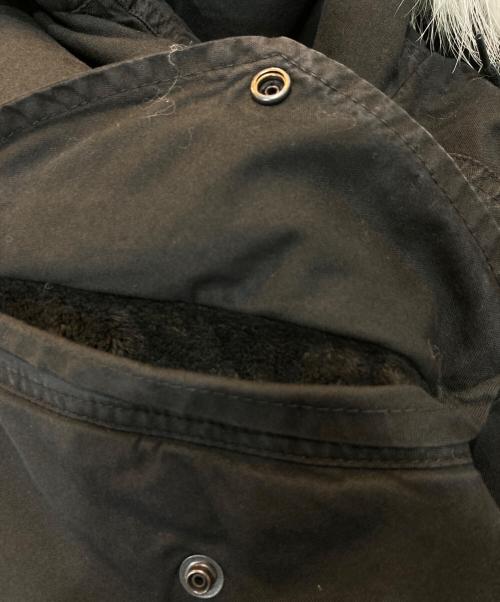 MR&MRS（ミスターアンドミセス）MR&MRS (ミスターアンドミセス) モッズファーコート ブラック サイズ:39の古着・服飾アイテム