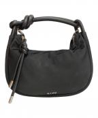 GANNIガニー）の古着「KNOT BAGUETTE  ハンドバッグ」｜ブラック