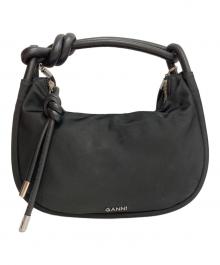 GANNI（ガニー）の古着「KNOT BAGUETTE  ハンドバッグ」｜ブラック