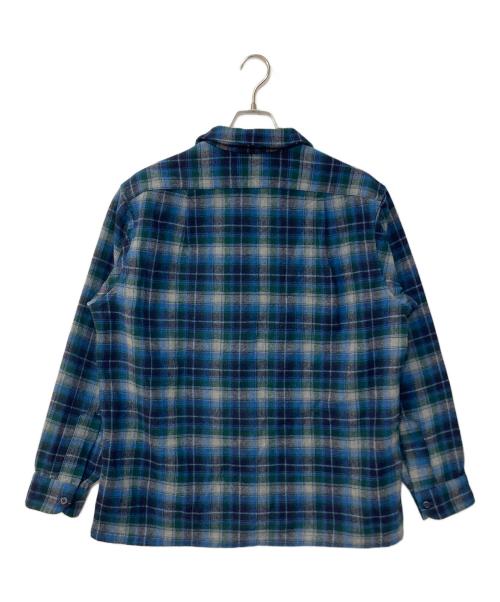 PENDLETON（ペンドルトン）PENDLETON (ペンドルトン) 70S ボードシャツ ブルー×グリーン サイズ:Lの古着・服飾アイテム