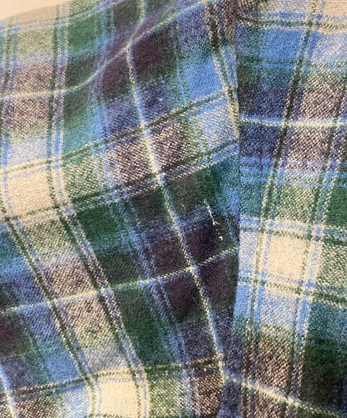 PENDLETON（ペンドルトン）PENDLETON (ペンドルトン) 70S ボードシャツ ブルー×グリーン サイズ:Lの古着・服飾アイテム