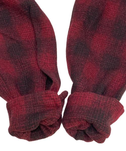 TOWN CRAFT（タウンクラフト）TOWN CRAFT (タウンクラフト) 50‐60S オープンカラーシャツ レッド サイズ:記載なしの古着・服飾アイテム