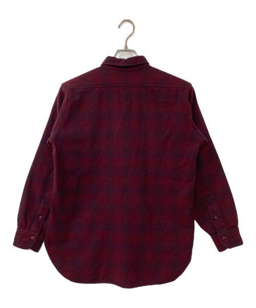 PENDLETON（ペンドルトン）PENDLETON (ペンドルトン) 40-50`sウールチェック ワークシャツ レッド サイズ:記載なしの古着・服飾アイテム