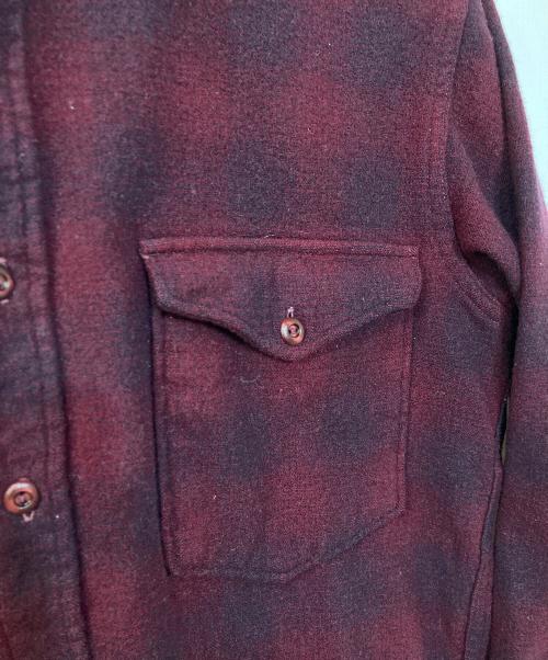 PENDLETON（ペンドルトン）PENDLETON (ペンドルトン) 40-50`sウールチェック ワークシャツ レッド サイズ:記載なしの古着・服飾アイテム