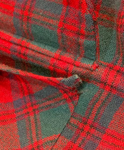 PENDLETON（ペンドルトン）PENDLETON (ペンドルトン) 60S ボードシャツ レッド×グリーン サイズ:Mの古着・服飾アイテム