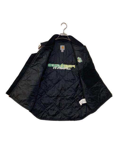 CarHartt（カーハート）CarHartt (カーハート) 刺繍ダックベスト　メキシコ製 ブラック サイズ:Mの古着・服飾アイテム