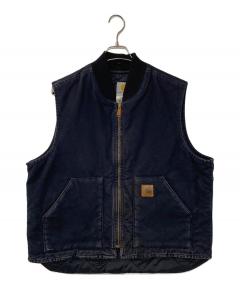 中古・古着通販】CarHartt (カーハート) ダックベスト ブラック サイズ