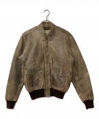 L.L.Beanエルエルビーン）の古着「80S A-2フライングタイガー ゴートレザージャケット」｜ベージュ
