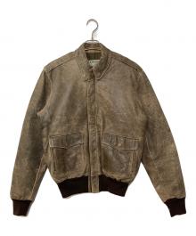 L.L.Bean（エルエルビーン）の古着「80S A-2フライングタイガー ゴートレザージャケット」｜ベージュ