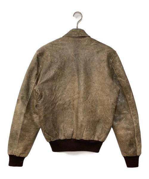L.L.Bean（エルエルビーン）L.L.Bean (エルエルビーン) 80S A-2フライングタイガー ゴートレザージャケット ベージュ サイズ:記載なしの古着・服飾アイテム