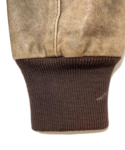L.L.Bean（エルエルビーン）L.L.Bean (エルエルビーン) 80S A-2フライングタイガー ゴートレザージャケット ベージュ サイズ:記載なしの古着・服飾アイテム