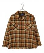 PENDLETONペンドルトン）の古着「70s ボードシャツ」｜ブラウン