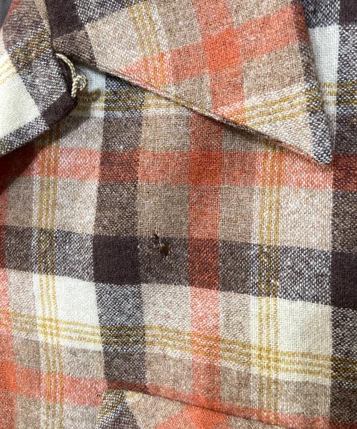 PENDLETON（ペンドルトン）PENDLETON (ペンドルトン) 70s ボードシャツ ブラウン サイズ:Lの古着・服飾アイテム