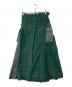 sacai（サカイ）の古着「カーゴポケットタータンチェックスカート」｜グリーン