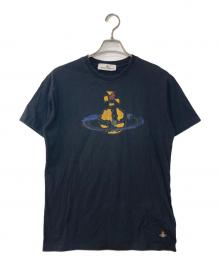 Vivienne Westwood（ヴィヴィアンウエストウッド）の古着「オーブプリントTee」｜ブラック
