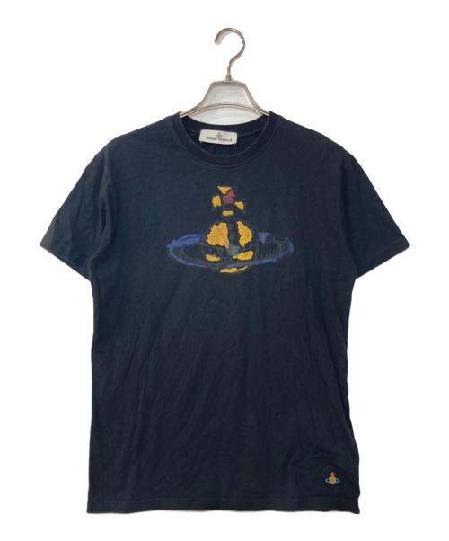Vivienne Westwood（ヴィヴィアンウエストウッド）Vivienne Westwood (ヴィヴィアンウエストウッド) オーブプリントTee ブラック サイズ:XSの古着・服飾アイテム