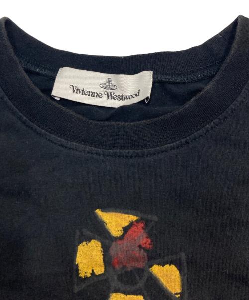 Vivienne Westwood（ヴィヴィアンウエストウッド）Vivienne Westwood (ヴィヴィアンウエストウッド) オーブプリントTee ブラック サイズ:XSの古着・服飾アイテム