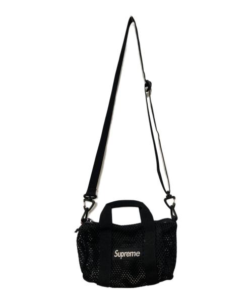 SUPREME（シュプリーム）Supreme (シュプリーム) MESH MINI DUFFLE BAG ボストンバッグ ブラックの古着・服飾アイテム