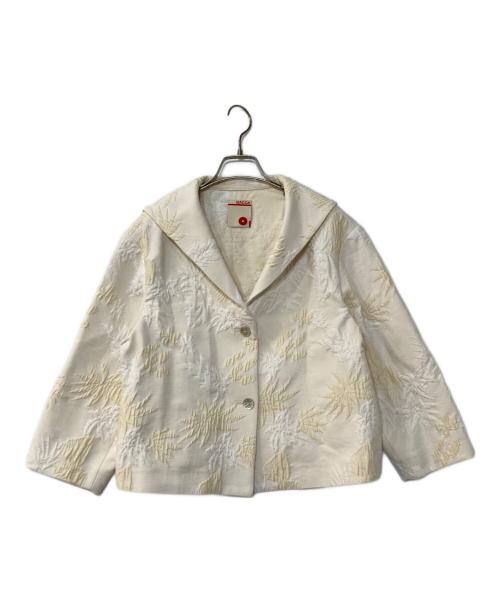 BACCA（バッカ）BACCA (バッカ) マトラッセ セーラーカラージャケット ホワイト サイズ:36 未使用品の古着・服飾アイテム