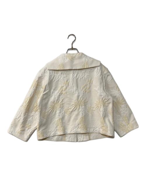 BACCA（バッカ）BACCA (バッカ) マトラッセ セーラーカラージャケット ホワイト サイズ:36 未使用品の古着・服飾アイテム