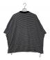 is-ness (イズネス) BALLOON SHORT SLEEVE ボーダーTシャツ ブラック×ホワイト サイズ:L：8000円