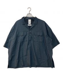 Graphpaper×NORMAL EXPERT（グラフペーパー×ノーマルエキスパート）の古着「OVERSIZED 65 SHIRT」｜ブルーグレー