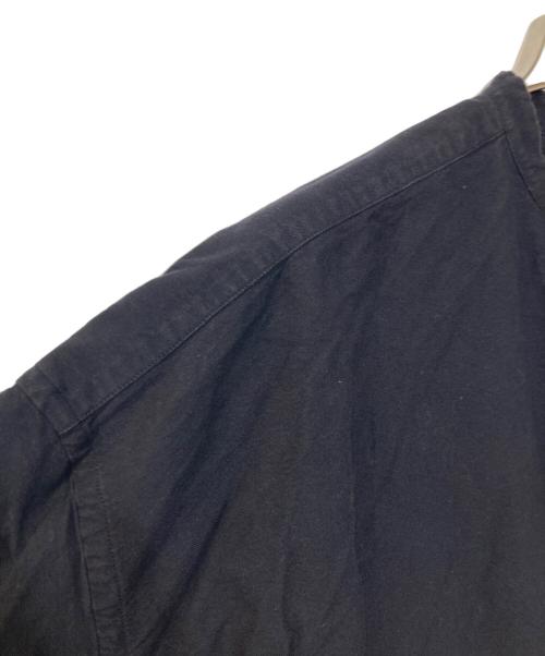 Graphpaper（グラフペーパー）Graphpaper (グラフペーパー) Oxford Oversized Band Collar Shirt ブラック サイズ:FREEの古着・服飾アイテム