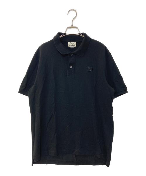 Acne studios（アクネ ストゥディオズ）Acne studios (アクネ ストゥディオズ) KOLBY ポロシャツ ブラック サイズ:XLの古着・服飾アイテム