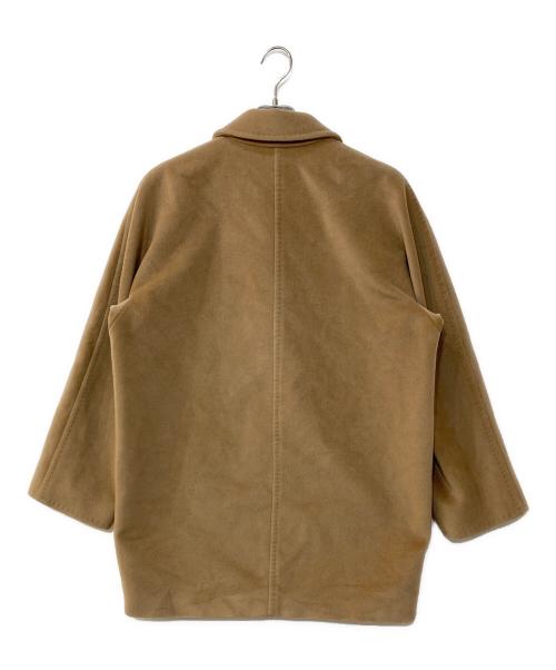 MaxMara（マックスマーラ）MaxMara (マックスマーラ) GUINEA カシミヤ混ウール ショートコート ブラウン サイズ:42の古着・服飾アイテム