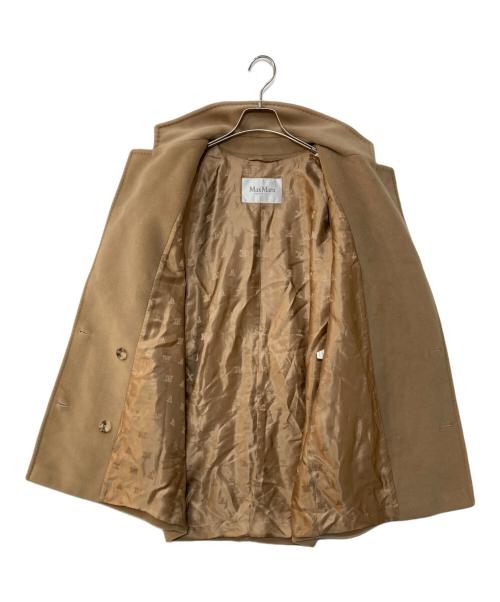 MaxMara（マックスマーラ）MaxMara (マックスマーラ) GUINEA カシミヤ混ウール ショートコート ブラウン サイズ:42の古着・服飾アイテム