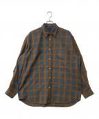 DAIWA PIER39ダイワ ピア39）の古着「TECH FLANNEL WORKER'S SHIRTS」｜ブラウン