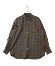 DAIWA PIER39（ダイワ ピア39）の古着「TECH FLANNEL WORKER'S SHIRTS」｜ブラウン