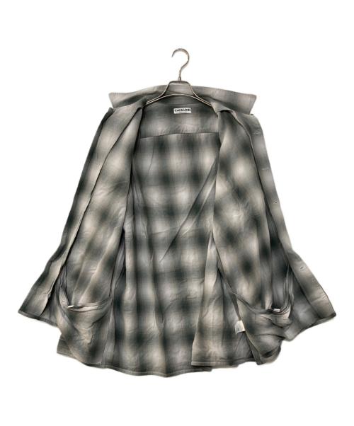 CAHLUMN（カウラム）CAHLUMN (カウラム) Magazine Pocket Open Collar Shirt マガジンポケット オープンカラーシャツ  グリーン サイズ:XXLの古着・服飾アイテム