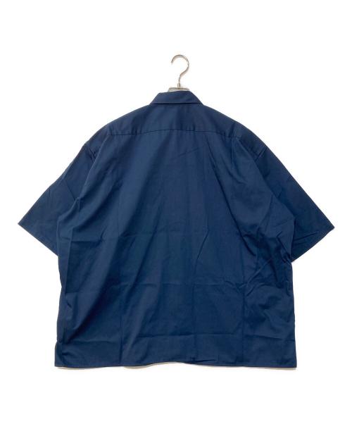 SSZ（エスエスズィー）SSZ (エスエスズィー) AH (アキオハセガワ) オーバーサイズ S/S ワークシャツ ブルー サイズ:Fの古着・服飾アイテム