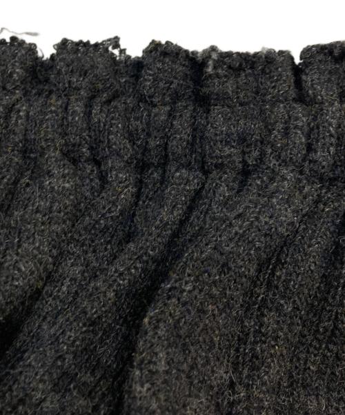 COMME des GARCONS（コムデギャルソン）COMME des GARCONS (コムデギャルソン) ウール断ち切りロングスカート グレー サイズ:Sの古着・服飾アイテム