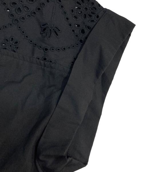 ticca（ティッカ）ticca (ティッカ) レースフレンチワンピース ブラック サイズ:Fの古着・服飾アイテム