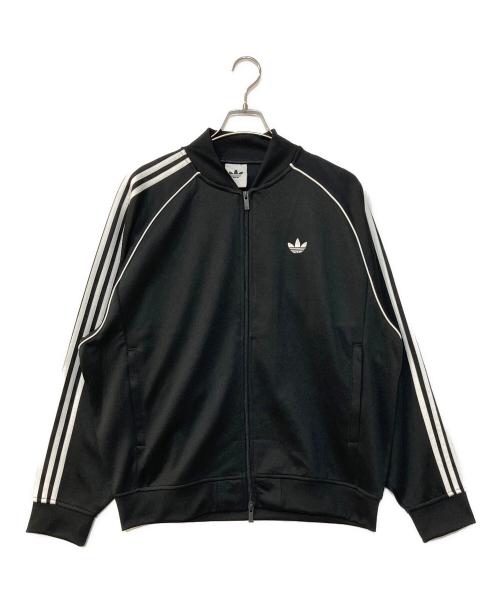 adidas（アディダス）adidas (アディダス) アディカラー クラシック ルーズ トラックトップ ブラック サイズ:XLの古着・服飾アイテム