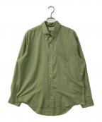 TOWN CRAFTタウンクラフト）の古着「60-70S BDカラーシャツ」｜グリーン