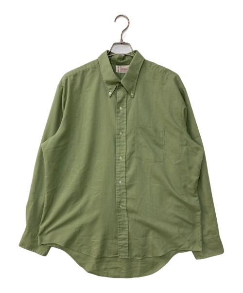 TOWN CRAFT（タウンクラフト）TOWN CRAFT (タウンクラフト) 60-70S BDカラーシャツ グリーン サイズ:XLの古着・服飾アイテム