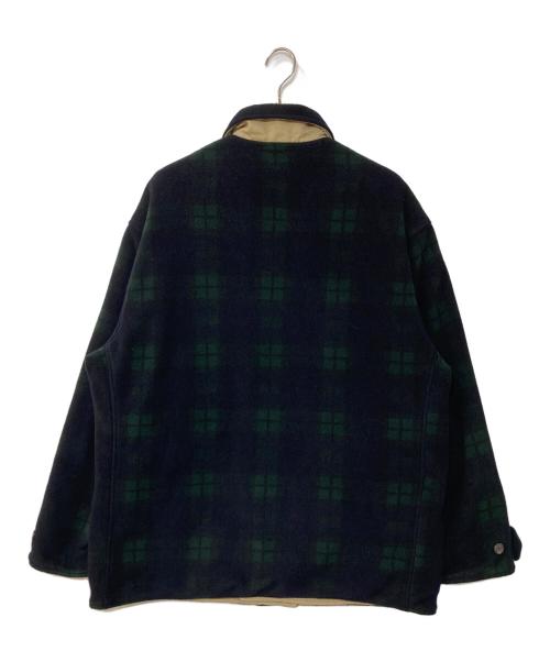 POLO RALPH LAUREN（ポロ・ラルフローレン）POLO RALPH LAUREN (ポロ・ラルフローレン) ブラックウォッチフリースJKT ネイビー サイズ:Lの古着・服飾アイテム