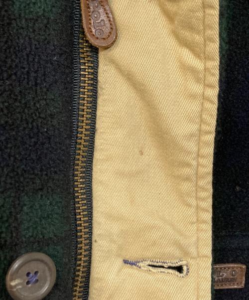 POLO RALPH LAUREN（ポロ・ラルフローレン）POLO RALPH LAUREN (ポロ・ラルフローレン) ブラックウォッチフリースJKT ネイビー サイズ:Lの古着・服飾アイテム