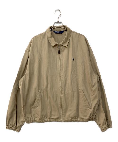 POLO RALPH LAUREN（ポロ・ラルフローレン）POLO RALPH LAUREN (ポロ・ラルフローレン) 90S スイングトップ ベージュ サイズ:XXLの古着・服飾アイテム